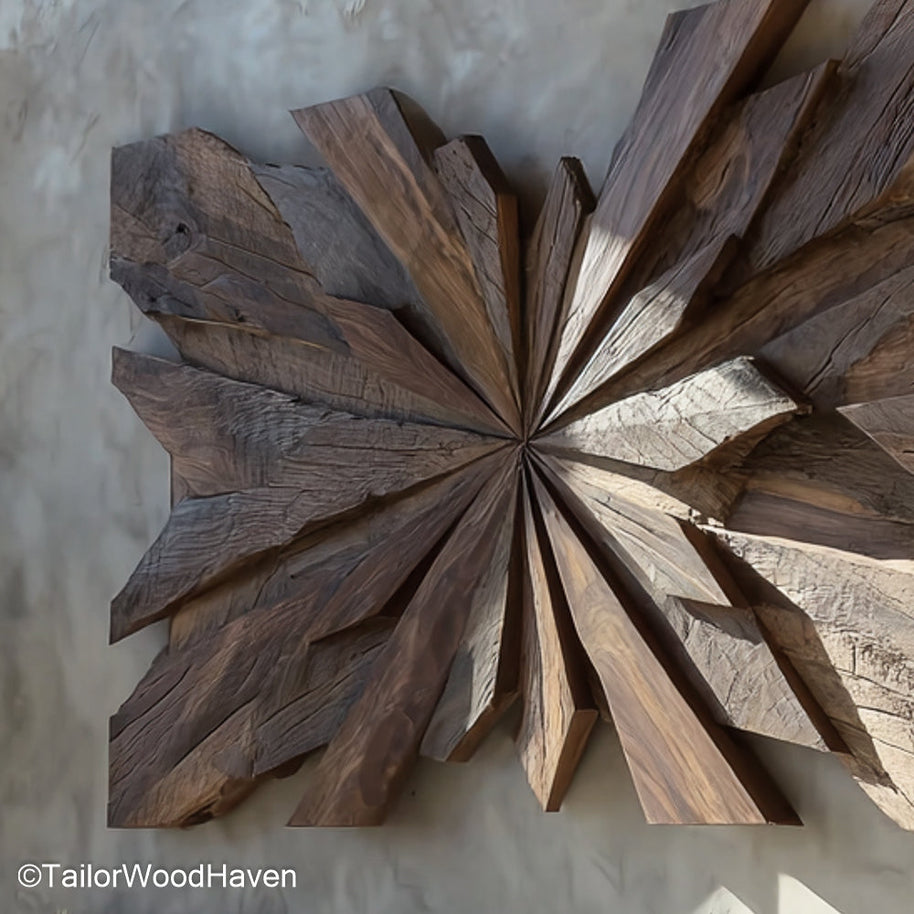 Modern Carved Wood Wall Art Sleek Hand Carved Wood Wall Panel with Clean Lines and Texture, Perfect for Modern and Contemporary Home Decor