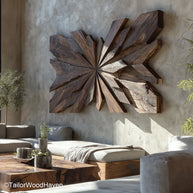 Modern Carved Wood Wall Art Sleek Hand Carved Wood Wall Panel with Clean Lines and Texture, Perfect for Modern and Contemporary Home Decor