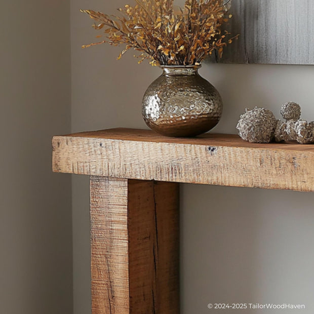 Minimalist Farmhouse Narrow Console Table for Modern Homes