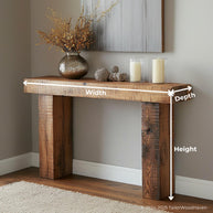 Minimalist Farmhouse Narrow Console Table for Modern Homes
