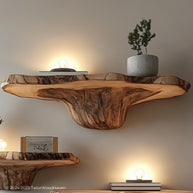 Unique Mushroom Floating Shelves - Whimsical Storage