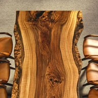 Rustic Live Edge Dining Table – Handmade Wooden Table