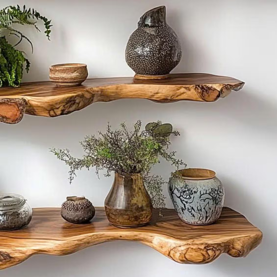 Handcrafted Wood Shelves – Highlights handmade quality