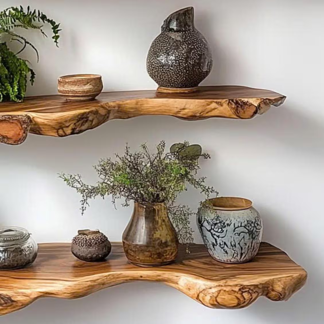 Handcrafted Wood Shelves – Highlights handmade quality