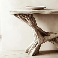 Handcrafted Rustic Console Table – Solid Wood, Made to Order