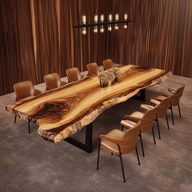 Handcrafted Wood Dining Table – Rustic Kitchen & Dinner Table