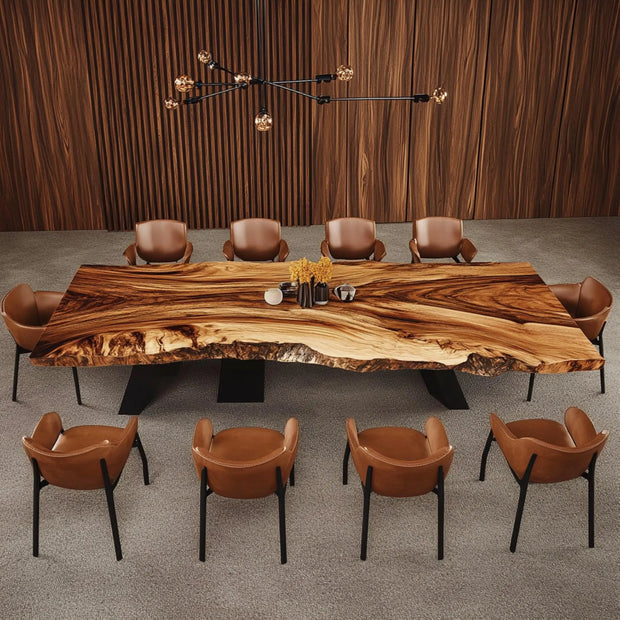 Handcrafted Wood Dining Table – Rustic Kitchen & Dinner Table