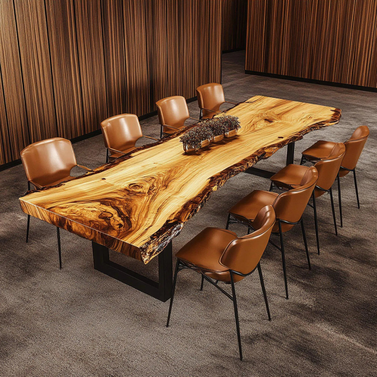 Live Edge Rustic Dining Table – Solid Wood, Made to Order