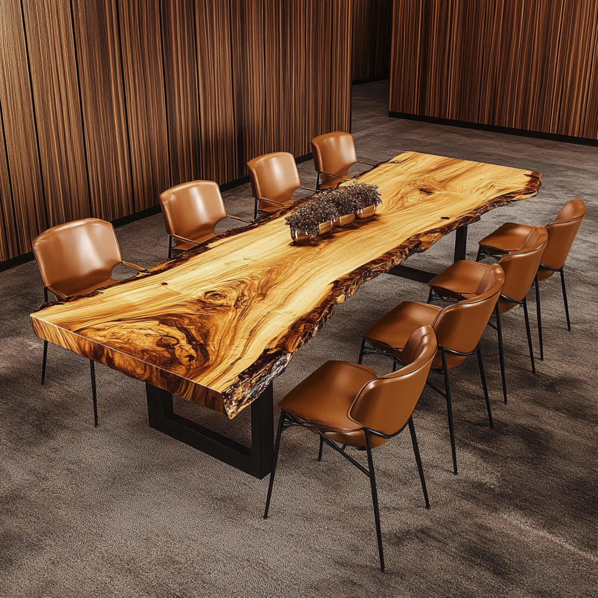 Live Edge Rustic Dining Table – Solid Wood, Made to Order