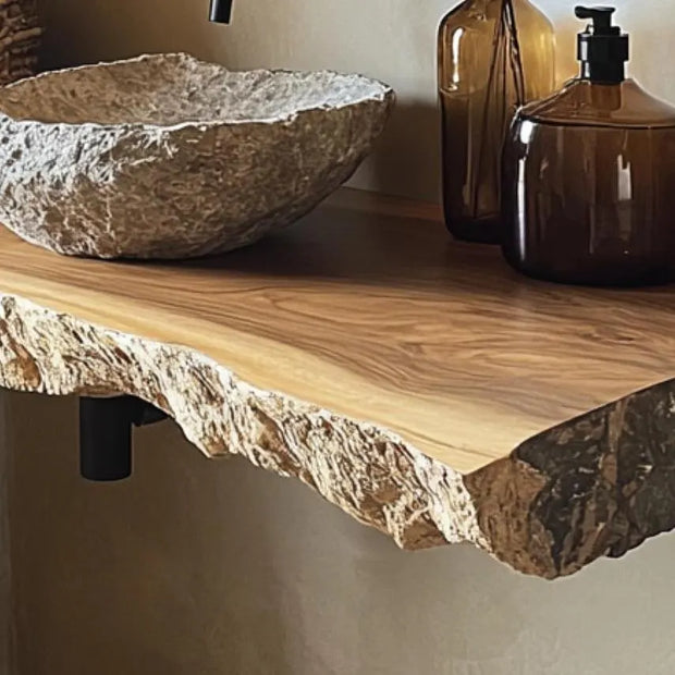 Rustic Farmhouse Bathroom Vanity – Handmade & Durable