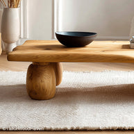 Live Edge Walnut Coffee Table Premium Live Edge Coffee Table Crafted from Walnut Wood for Warm and Rich Interior Styling