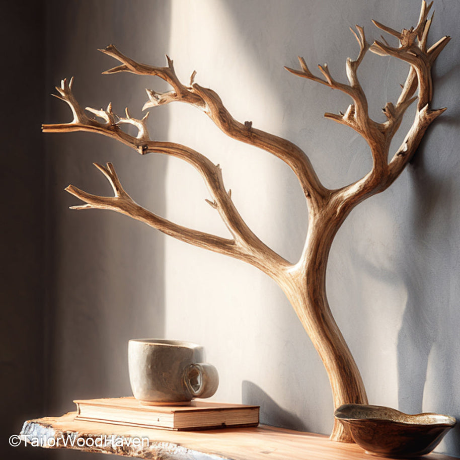 Nightstand Floating Shelf made from smooth solid wood with hidden support, designed as a minimalist and stylish wall mounted alternative to bulky tables
