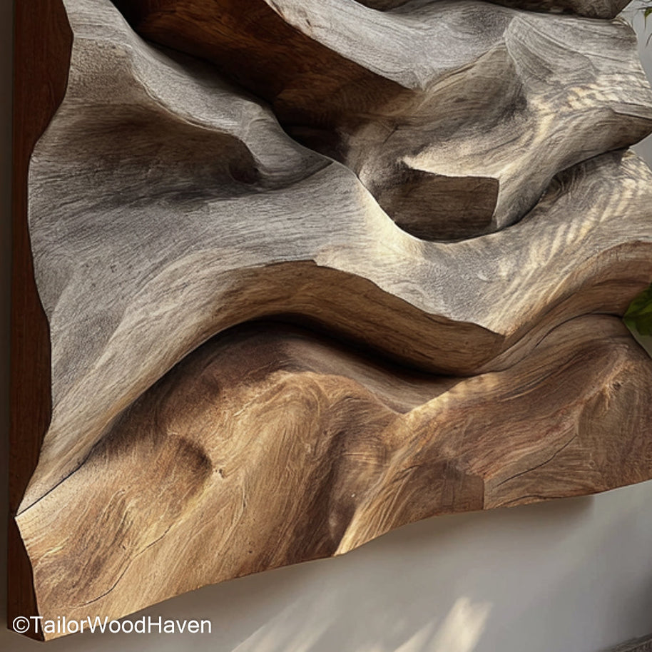 Reclaimed Wood Art handcrafted from salvaged timber with natural patina, perfect for adding history and texture to industrial or vintage inspired walls