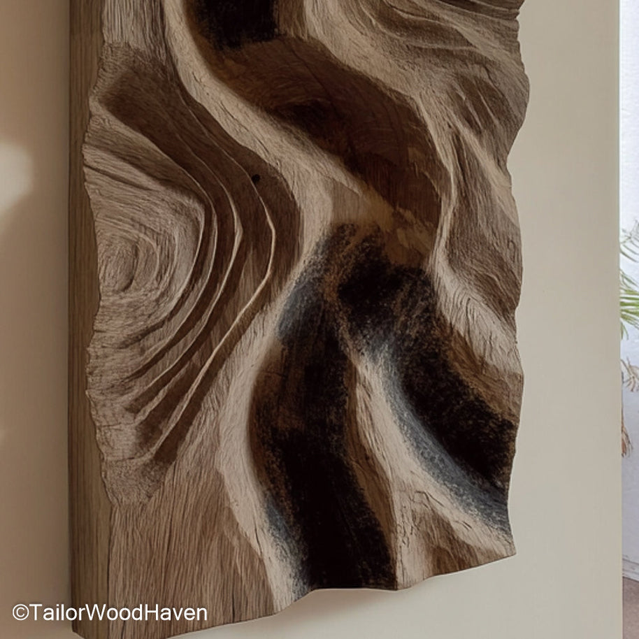 Wood Pallet Wall Decor made from reclaimed wood slats with rustic character and texture, perfect for farmhouse walls or industrial themed living spaces