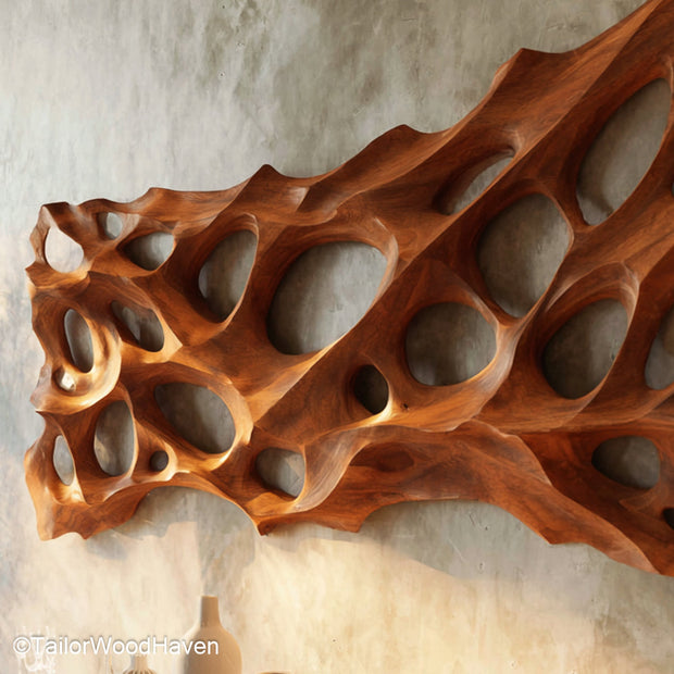 Wood Wall Art Large Large Scale Wall Art Panels Made of Natural Wood for Modern or Farmhouse Styling
