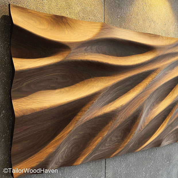 Wooden Wall Art Large Statement Wooden Wall Art in Large Size for Rustic, Minimalist, or Cabin Themed Rooms