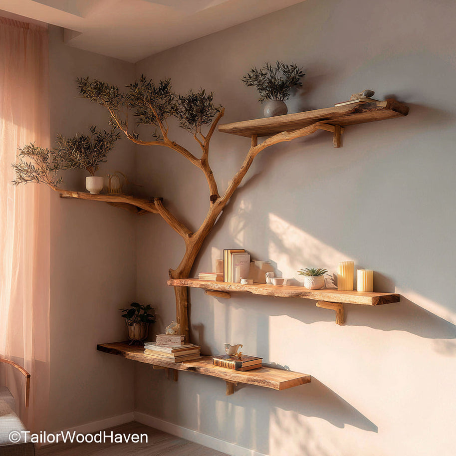 Tree Bookshelf Black Sleek Black Tree Shaped Wooden Bookcase for Modern and Artistic Interiors