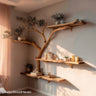 Tree Bookshelf Black – Sleek Black Tree-Shaped Wooden Bookcase for Modern and Artistic Interiors