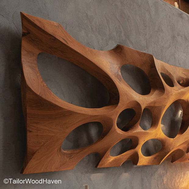 Handmade Wood Wall Art Artistic Wall Panels Handcrafted from Wood for Rustic, Boho, or Modern Homes