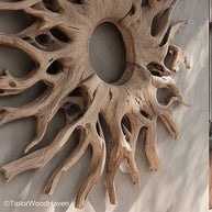 Large Driftwood Wall Art Oversized Wall Sculpture Made from Real Driftwood for Statement Coastal and Rustic Interiors