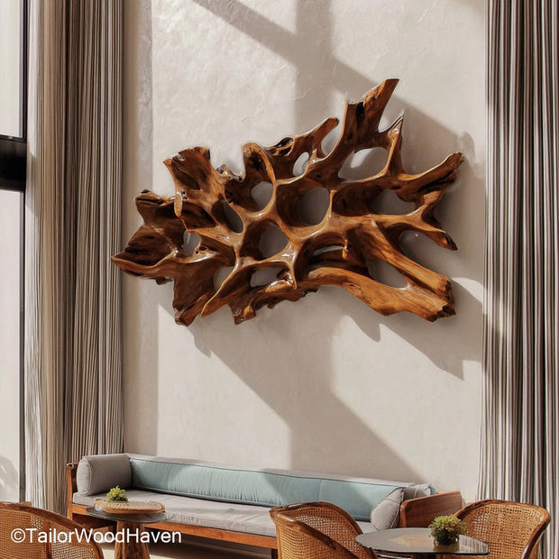 Wood Panel Artwork Decorative Wood Panel Artwork Designed for Rustic, Modern, or Nature Themed Walls