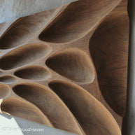 3D Wood Wall Art Layered Wooden Wall Art with Depth and Texture for Modern, Rustic, or Artistic Interior Spaces
