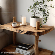 Wood Floating Nightstand built from real wood with a soft finish and floating wall attachment, bringing warmth and functionality to modern bedrooms