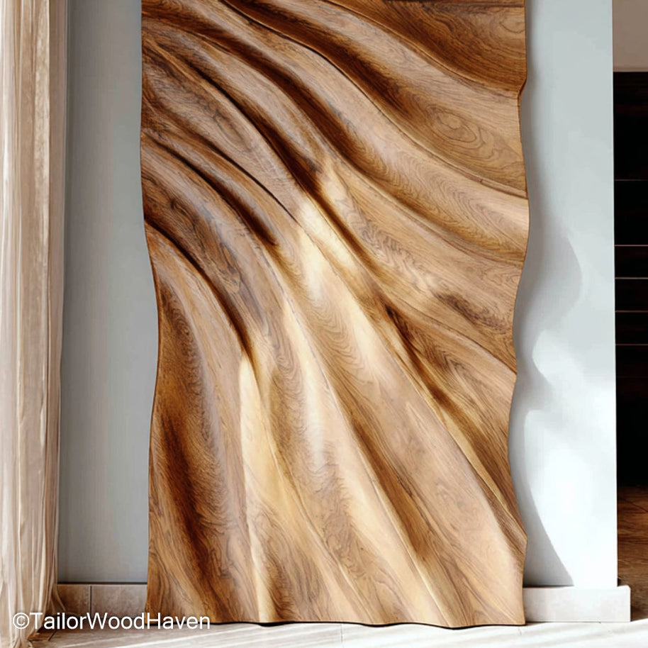 Rustic Wood Wall Decor Nature Inspired Wooden Wall Decor with Organic Texture and Handcrafted Character for Cozy Homes