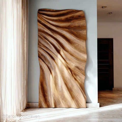 Rustic Wood Wall Decor Nature Inspired Wooden Wall Decor with Organic Texture and Handcrafted Character for Cozy Homes