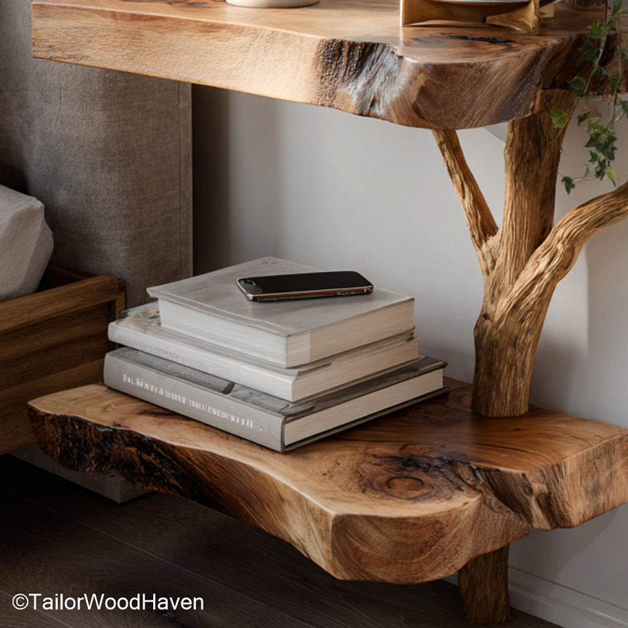 Best Floating Nightstand designed with solid hardwood, floating brackets, and a clean, versatile look, perfect for modern, minimalist, or rustic interiors