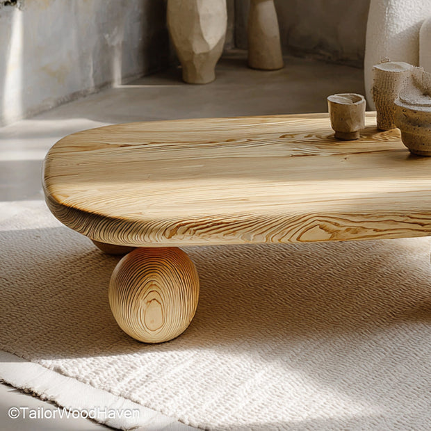 Rectangular Live Edge Coffee Table Rectangular Wood Coffee Table with Live Edge Grain and Handcrafted Finish