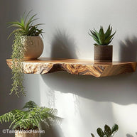 West elm floating shelves inspired design in walnut tone wood with seamless wall mount, ideal for upscale home interiors