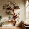 Tree Bookshelf Nursery – Kid-Friendly Wooden Tree Bookcase for Organizing Books and Toys with Whimsical Design