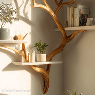 Tree Bookshelf Ideas Artistic Wooden Bookshelf in Tree Form, Inspired by Popular Tree Bookshelf Design Trends