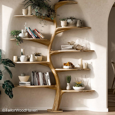 Childrens Tree Bookshelf Fun and Functional Tree Style Bookshelf for Children’s Rooms or Play Areas