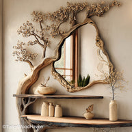 Tree Bookcase White Painted White Tree Shaped Bookcase for Clean, Minimalist, or Nursery Styling