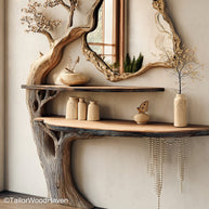 Tree Bookcase White Painted White Tree Shaped Bookcase for Clean, Minimalist, or Nursery Styling