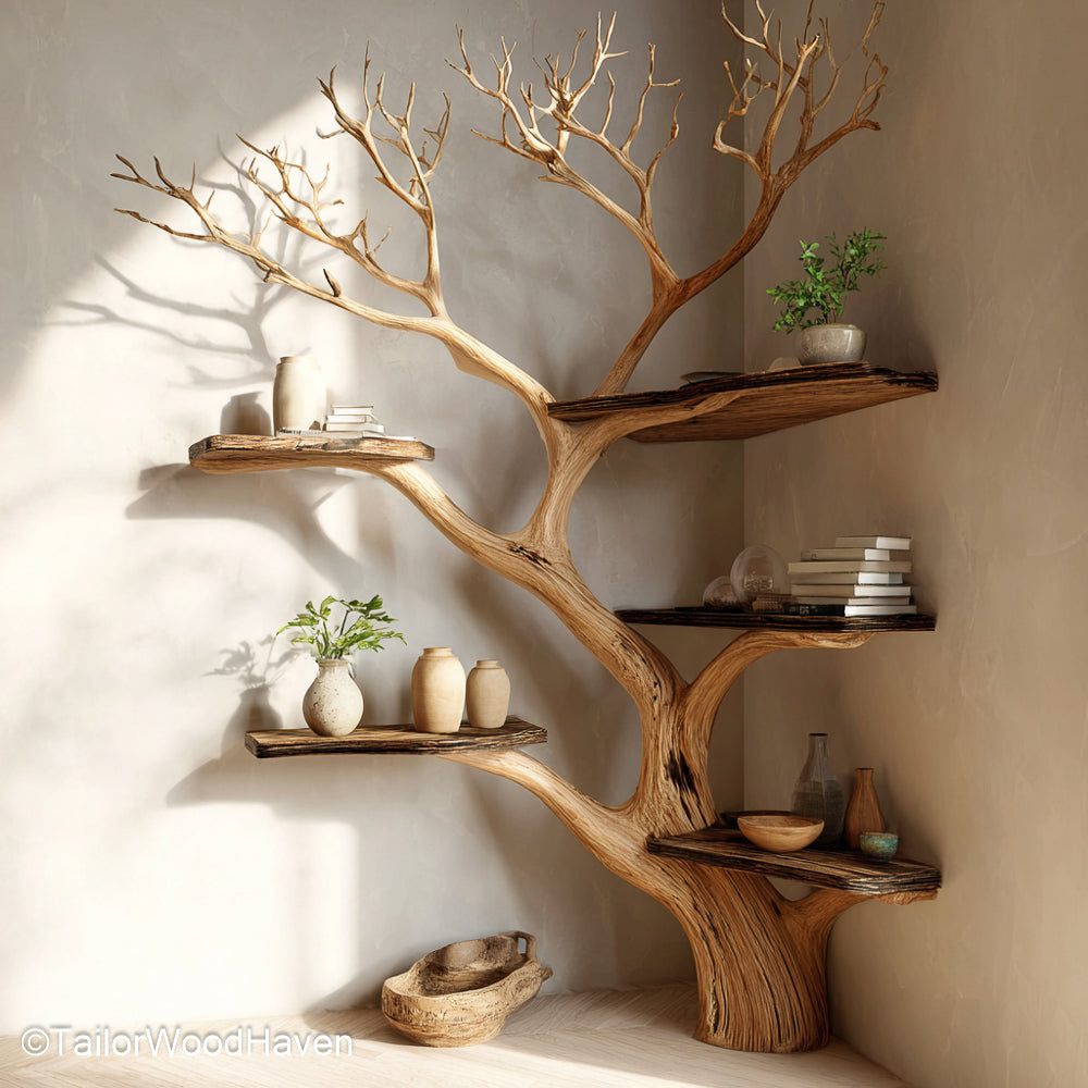 Christmas Tree Shaped Bookshelf Festive Tree Shaped Wooden Bookcase for Holiday Decor and Seasonal Display