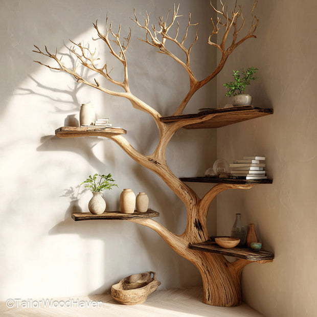 Christmas Tree Shaped Bookshelf Festive Tree Shaped Wooden Bookcase for Holiday Decor and Seasonal Display