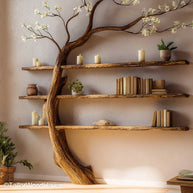 Christmas Tree Bookcase Festive Tree Shaped Wooden Bookcase for Holiday Decor, Great for Seasonal Displays or Winter Themed Rooms